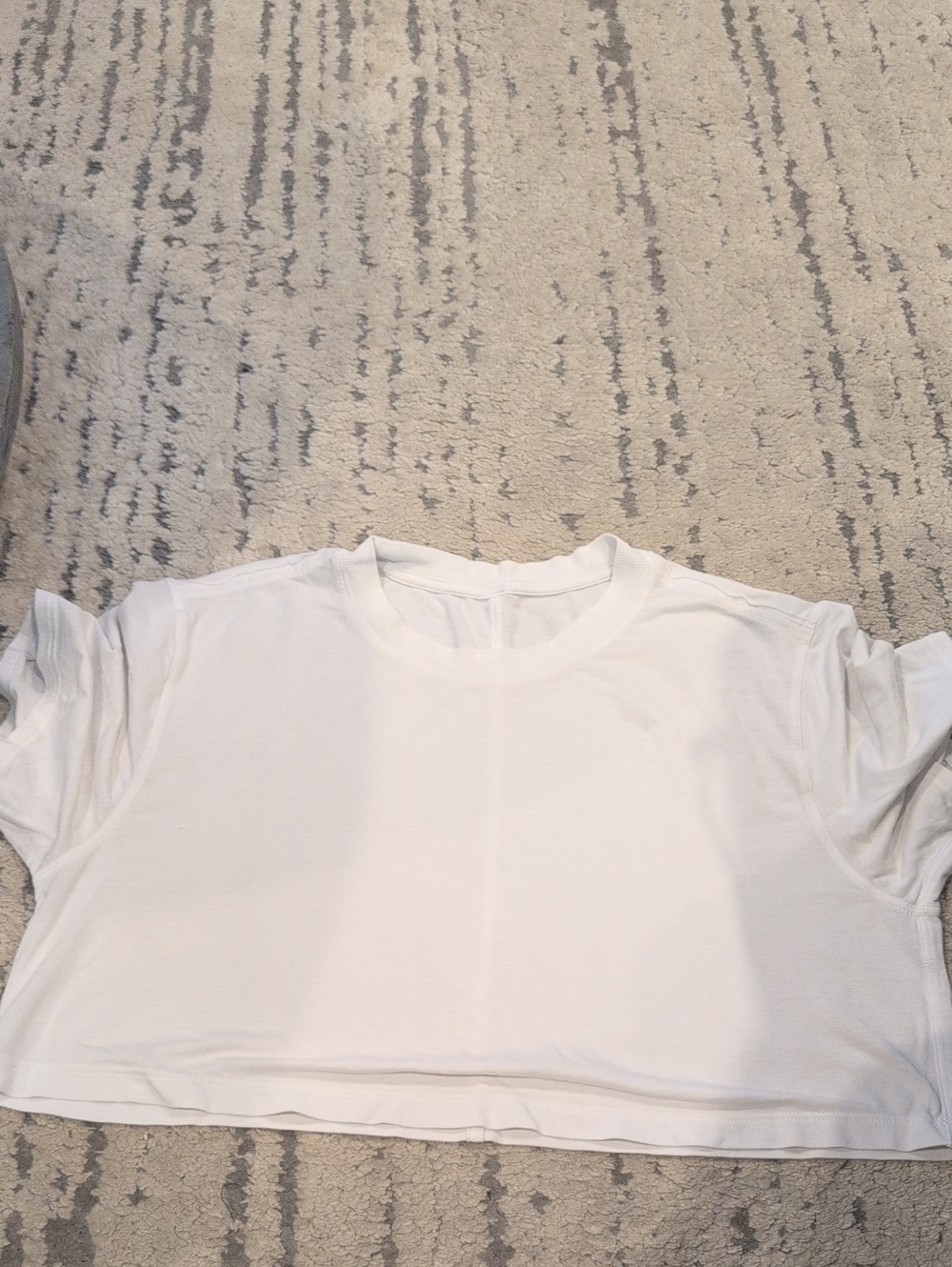 Lululemon All Yours Crop Tee White - Picture 8 of 8